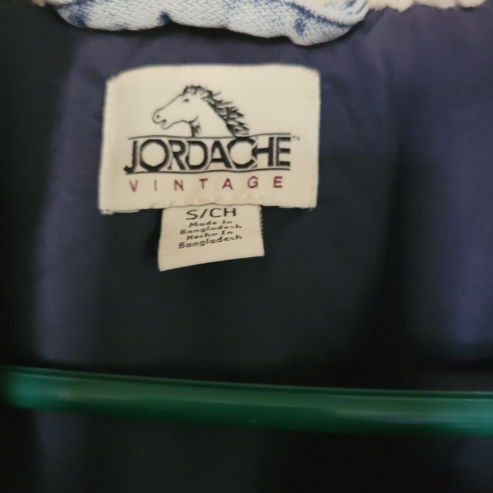 Jordache vintage denim Sherpa jacket, Y2K, size small - Picture 3 of 5